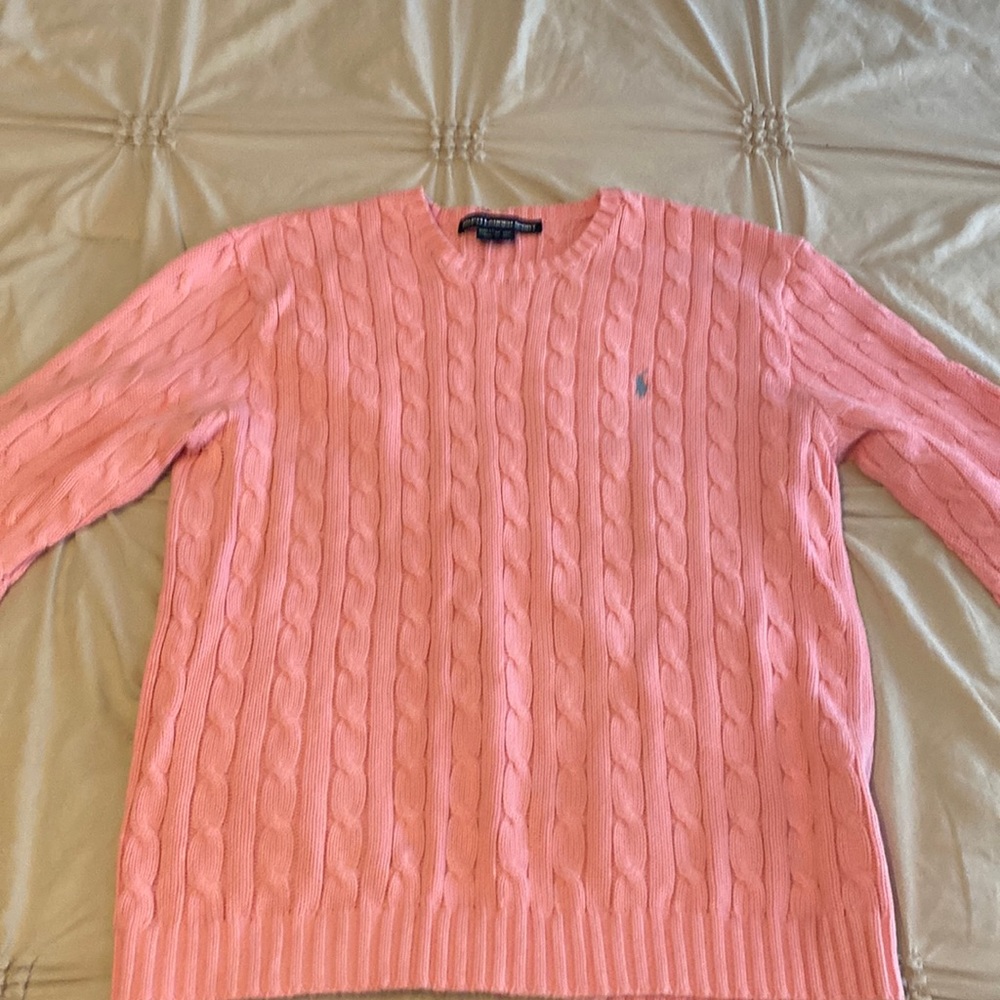 Ralph Lauren Sport cable knit sweater, size Medium
